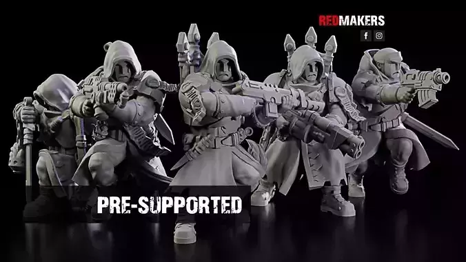 Janissaries - Squad of the Imperial Force 3D print model