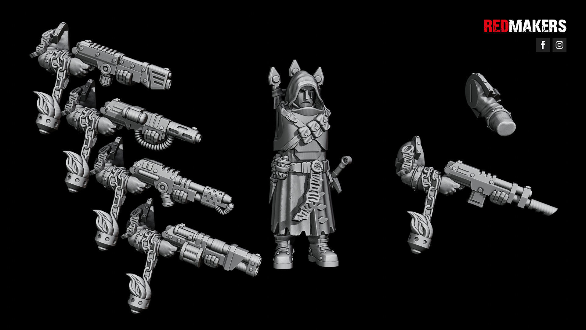 Janissaries - Squad of the Imperial Force 3D print model_40