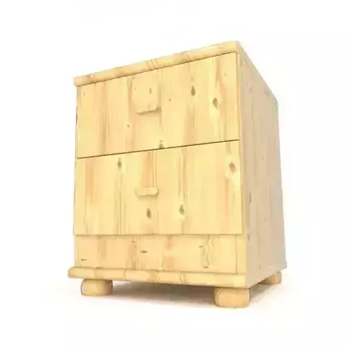 Bedside Table with Drawers