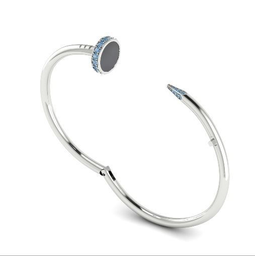 75 Bracelet 3D print model_3