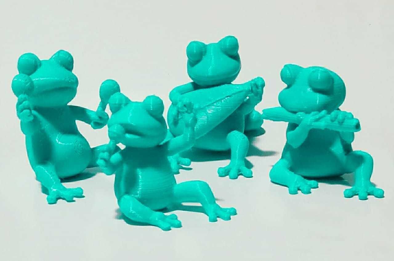 Frog Band 3D print model_2