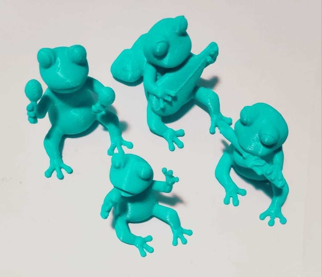 Frog Band 3D print model_6