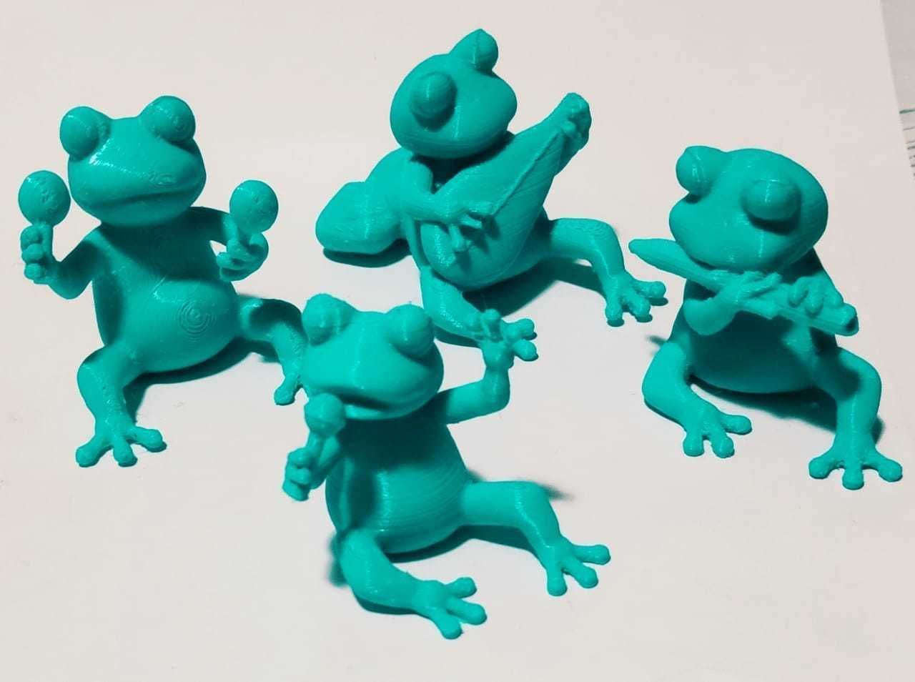 Frog Band 3D print model_3