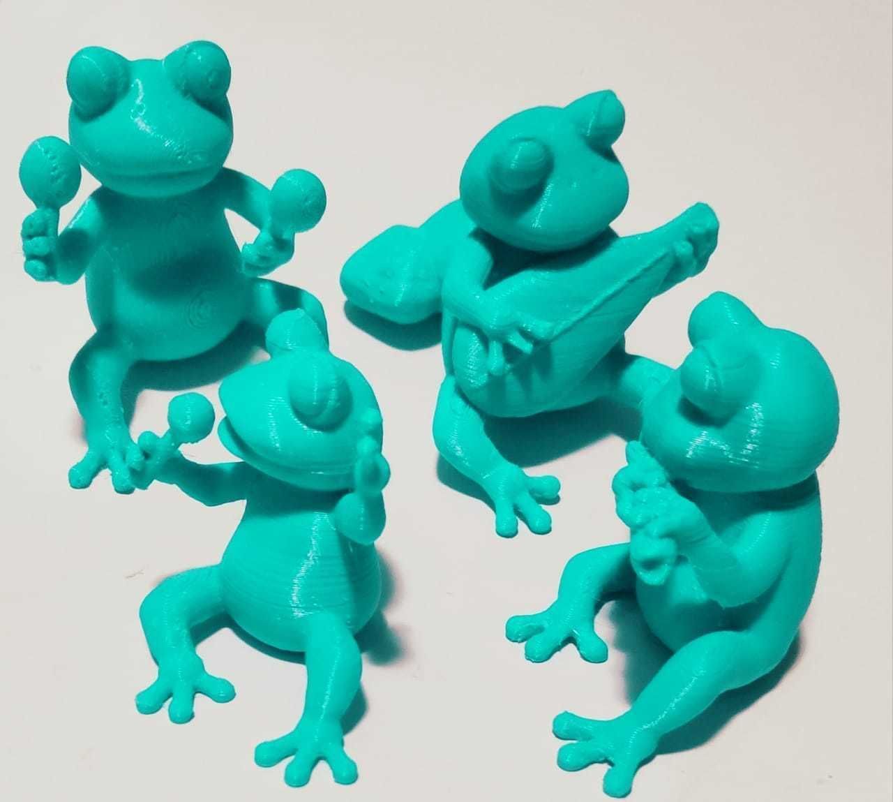 Frog Band 3D print model_4