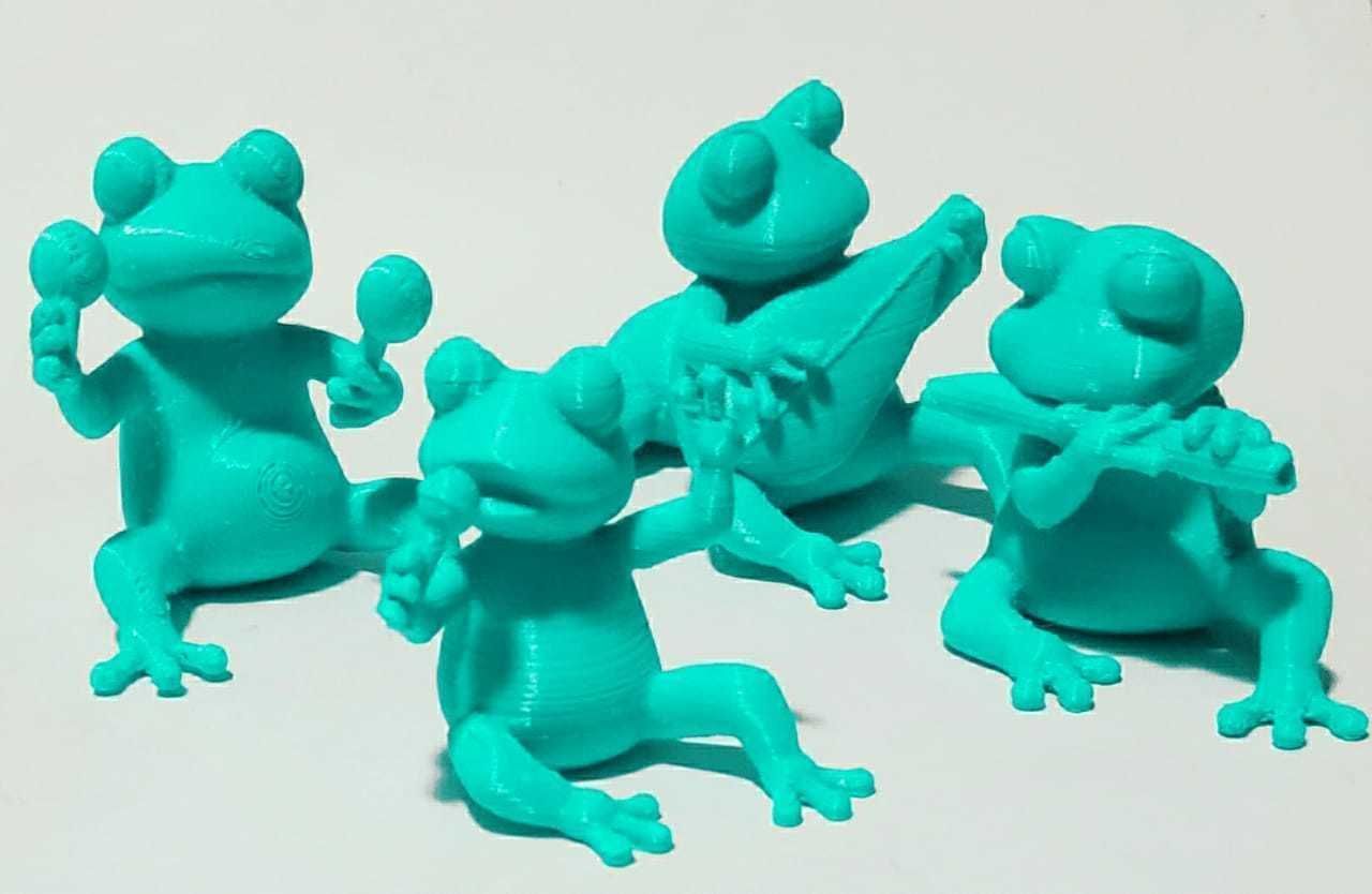 Frog Band 3D print model_1