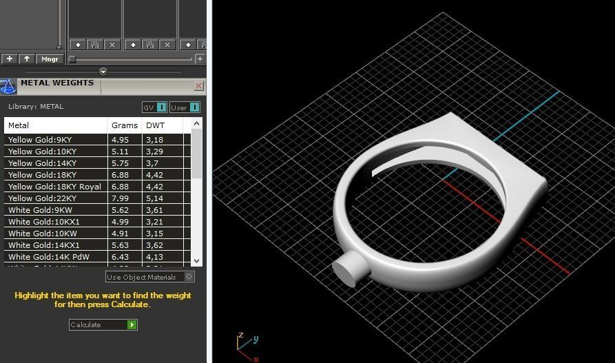 70 Ring 3D print model_6