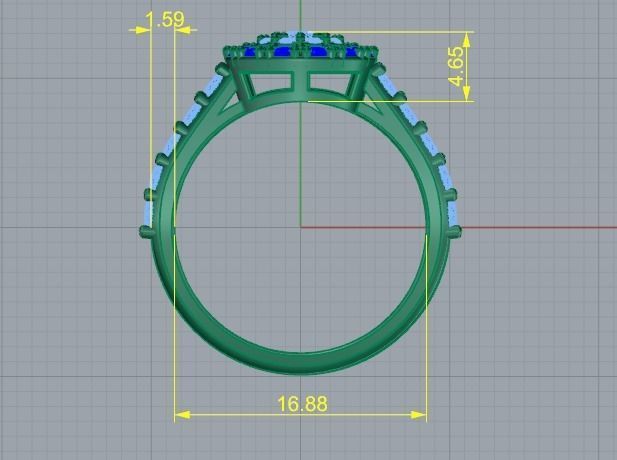 67 Ring 3D print model_6