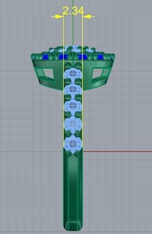 67 Ring 3D print model_7