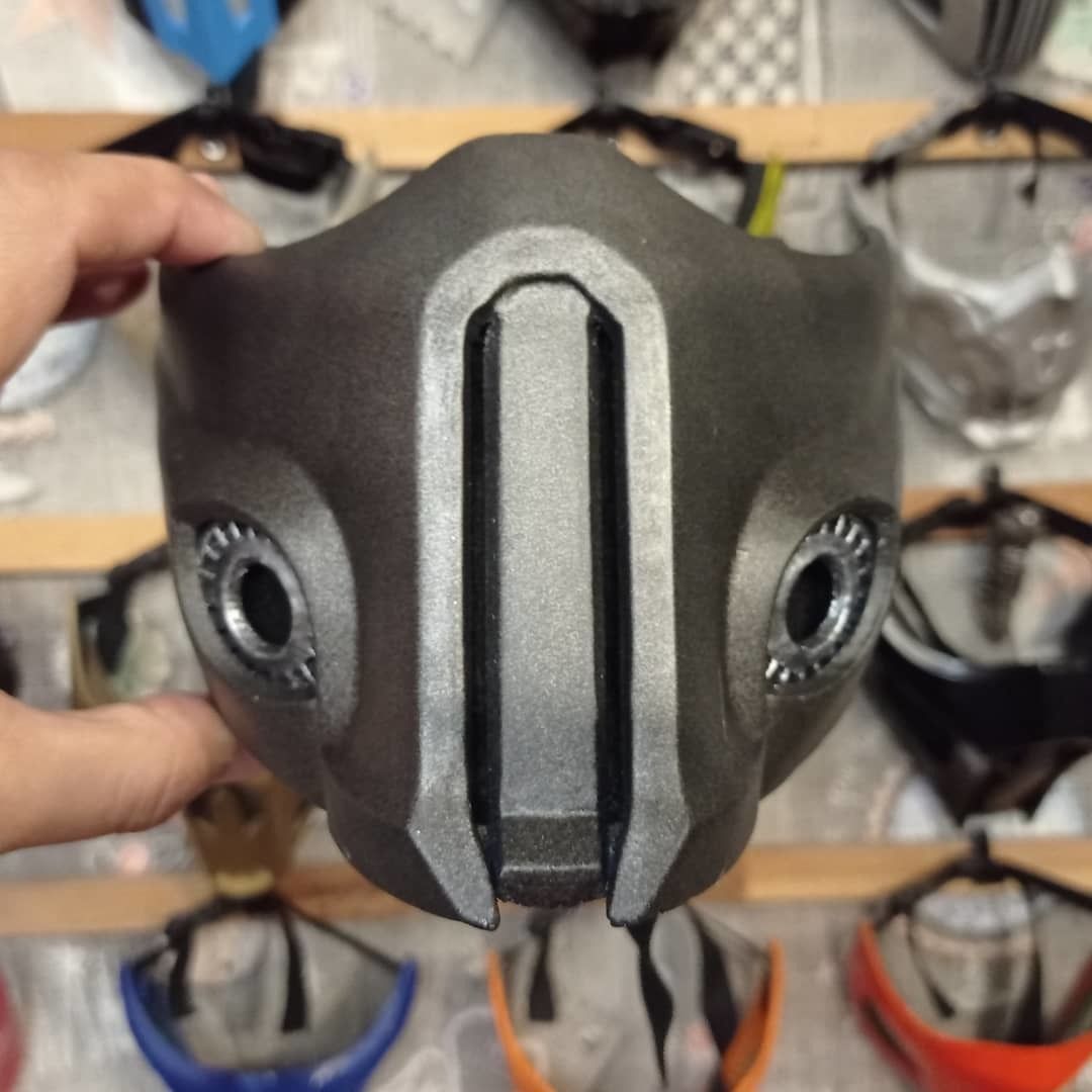 Sub Zero mask from Mortal Kombat 11 - Cryomant Warrior 3D print model_15