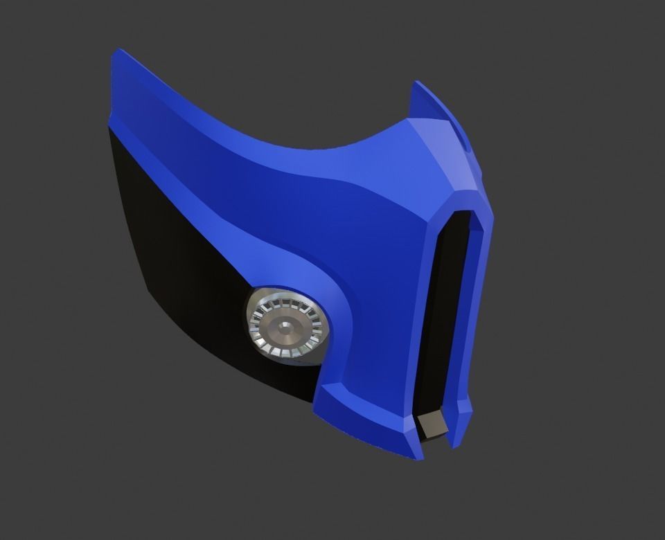 Sub Zero mask from Mortal Kombat 11 - Cryomant Warrior 3D print model_6