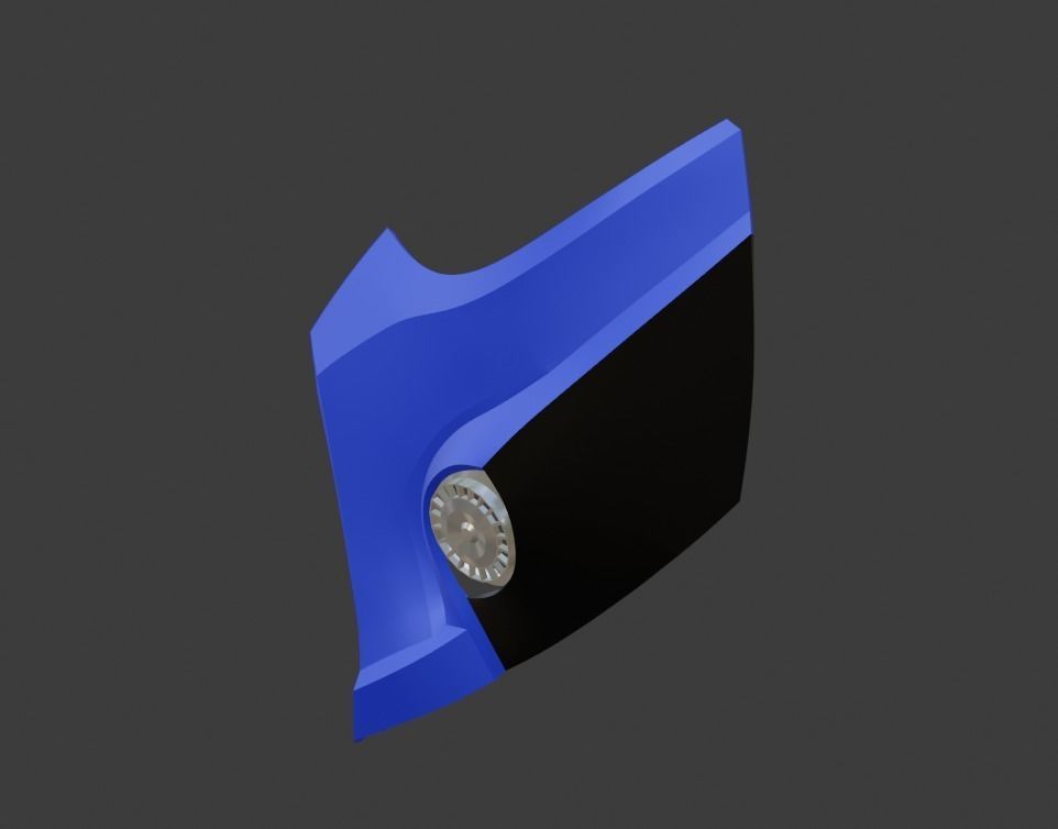 Sub Zero mask from Mortal Kombat 11 - Cryomant Warrior 3D print model_4