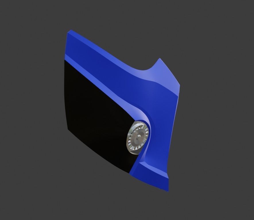 Sub Zero mask from Mortal Kombat 11 - Cryomant Warrior 3D print model_5