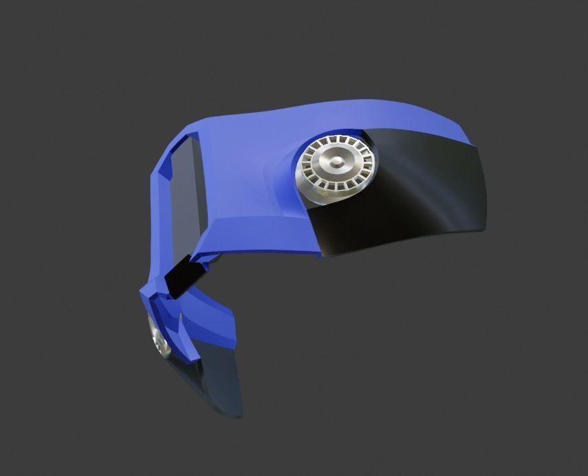 Sub Zero mask from Mortal Kombat 11 - Cryomant Warrior 3D print model_9