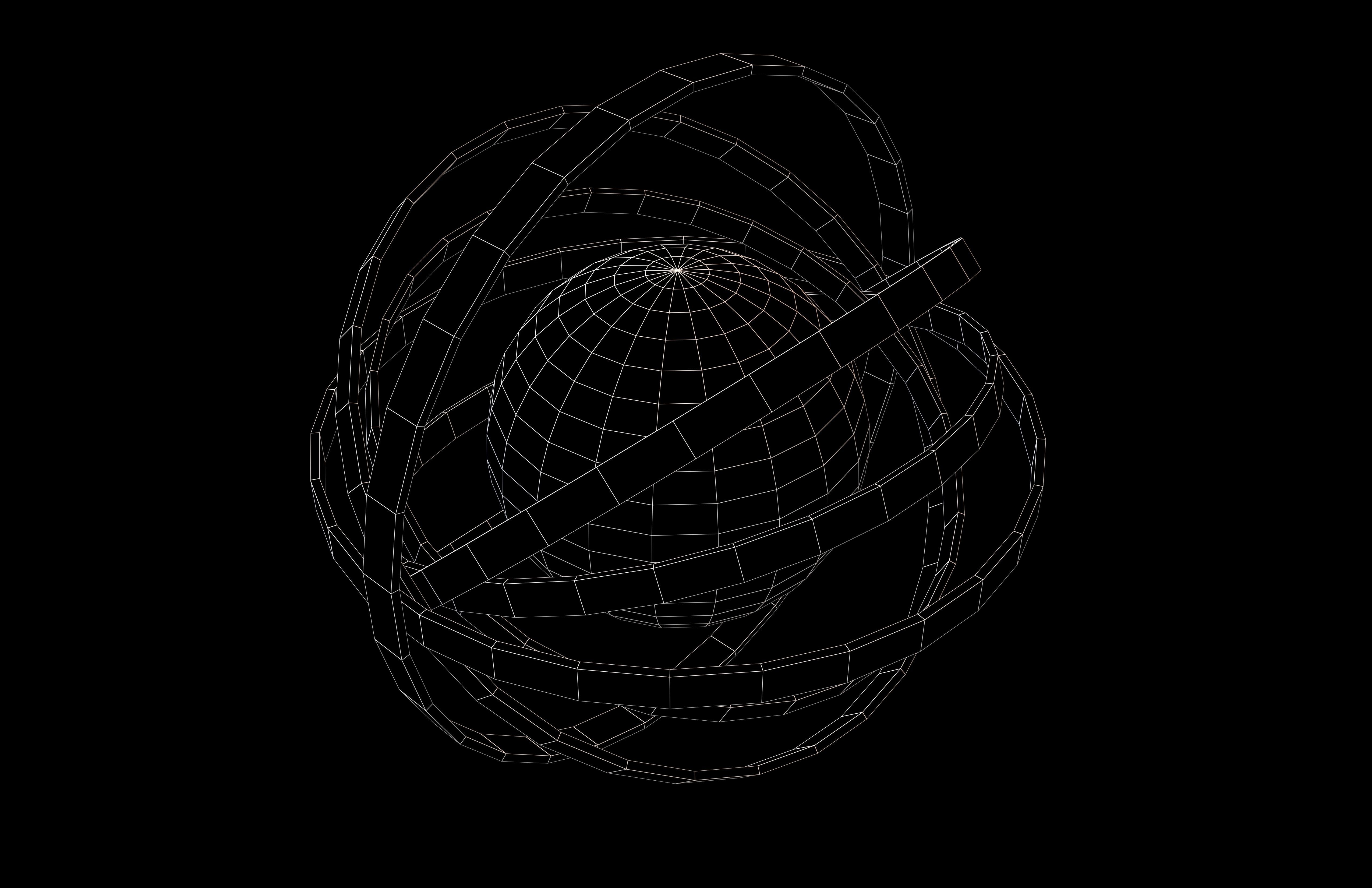 Earth With Dyson Sphere v1 001 Low-poly 3D model_7