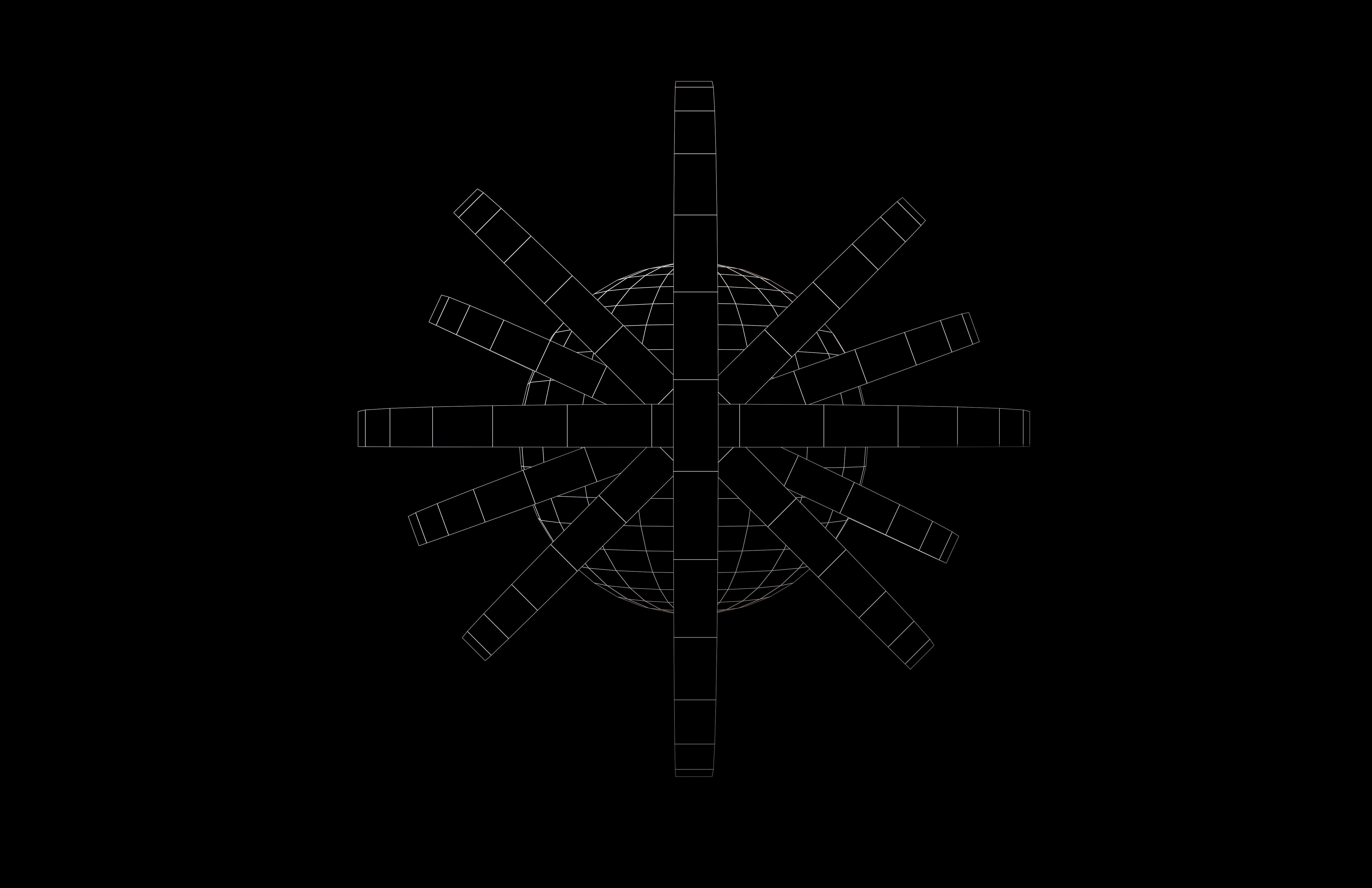 Earth With Dyson Sphere v1 001 Low-poly 3D model_6