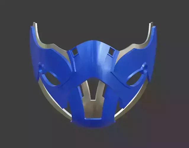Sub Zero mask from Mortal Kombat 11 - Master of great medallion