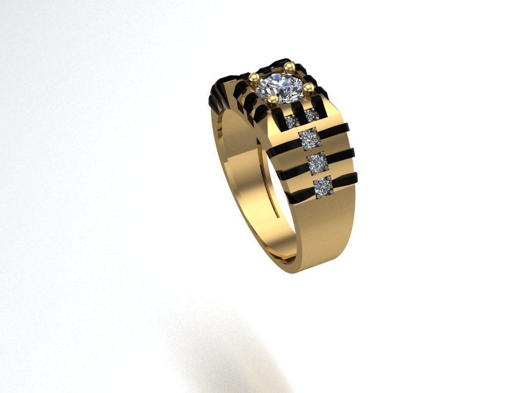 Man ring 3D print model_1