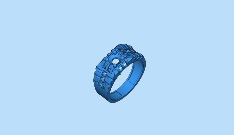 Man ring 3D print model_11
