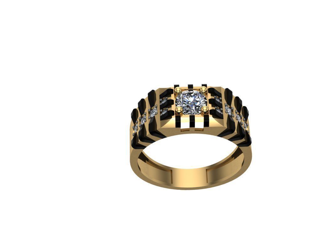 Man ring 3D print model_2