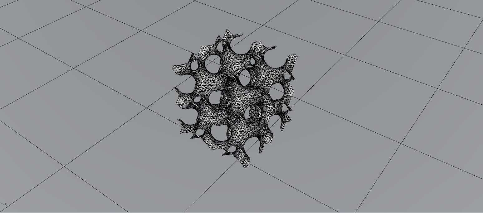 Gyroid cube sculpture - 3d print model 3D print model_5