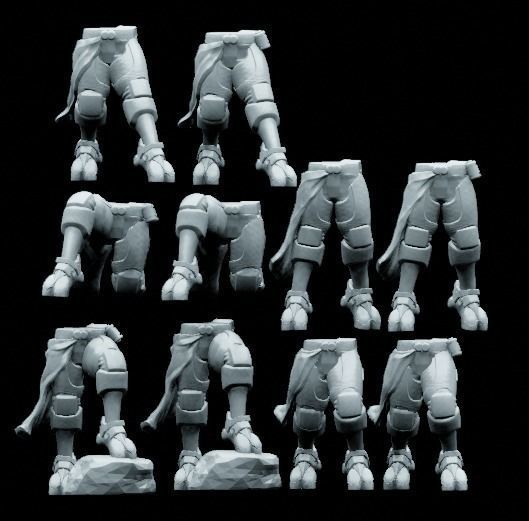 2pi Pemdas warriors multi part kit and Scout Bourdon 3D print model_11