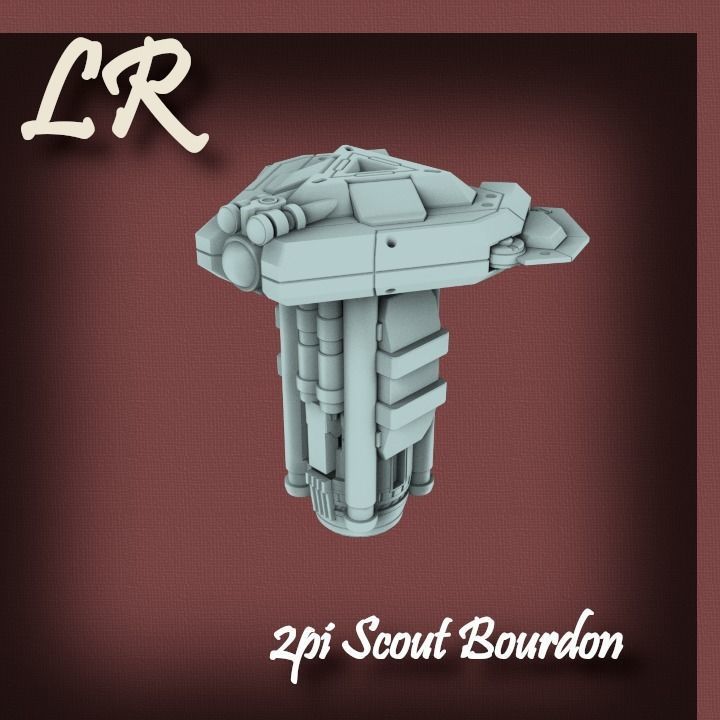 2pi Pemdas warriors multi part kit and Scout Bourdon 3D print model_6