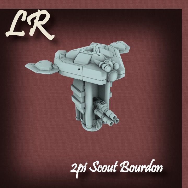 2pi Pemdas warriors multi part kit and Scout Bourdon 3D print model_5