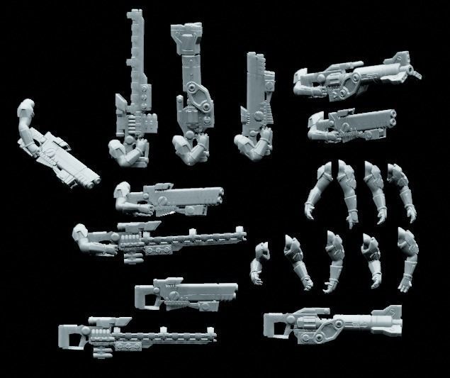 2pi Pemdas warriors multi part kit and Scout Bourdon 3D print model_10