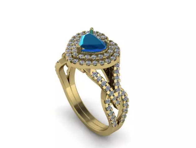 26 Female ring 3D print model_0