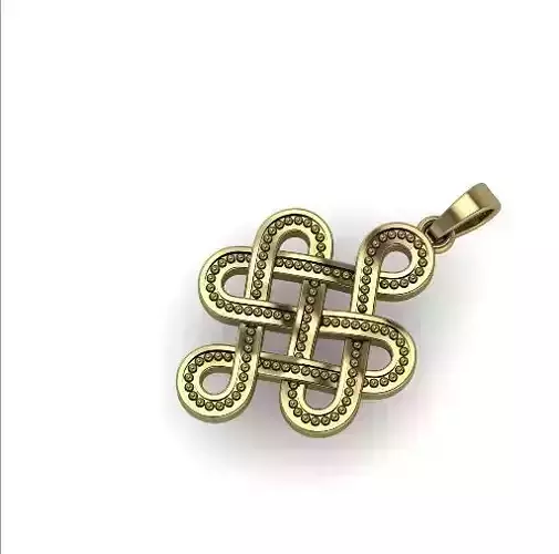 11 Pendant Symbol KNOT OF ENDLESS LUCK