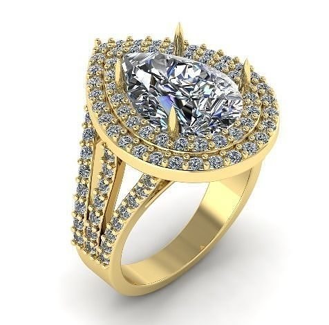 1 Womens Beautiful Ring 3D print model