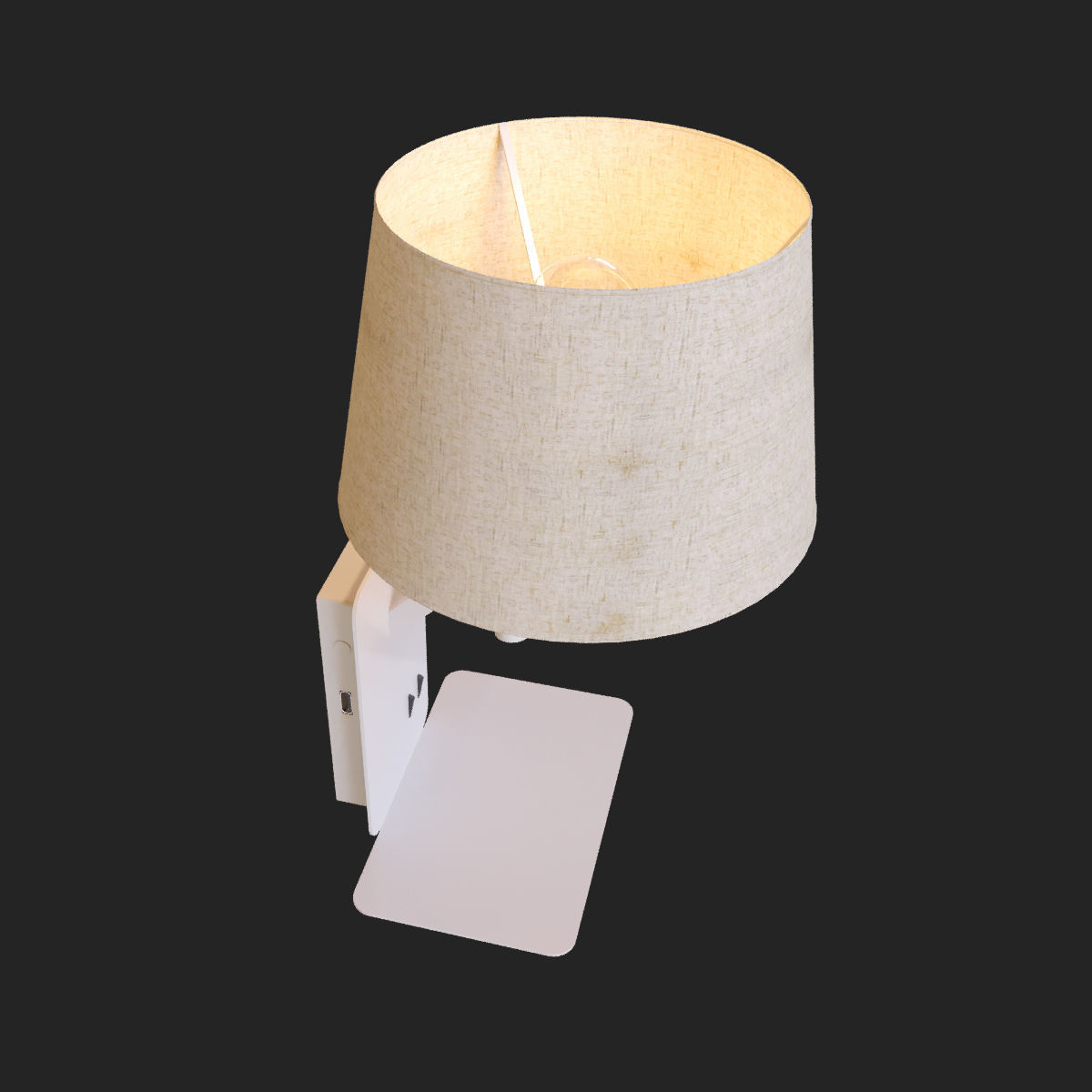 Phone LOFT9993-WH 3D model_3