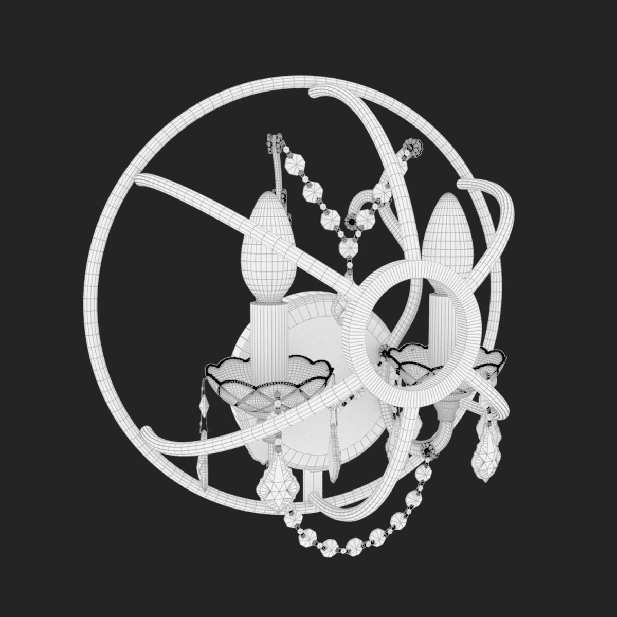 Monaco LOFT1896W Sconce 3D model_3