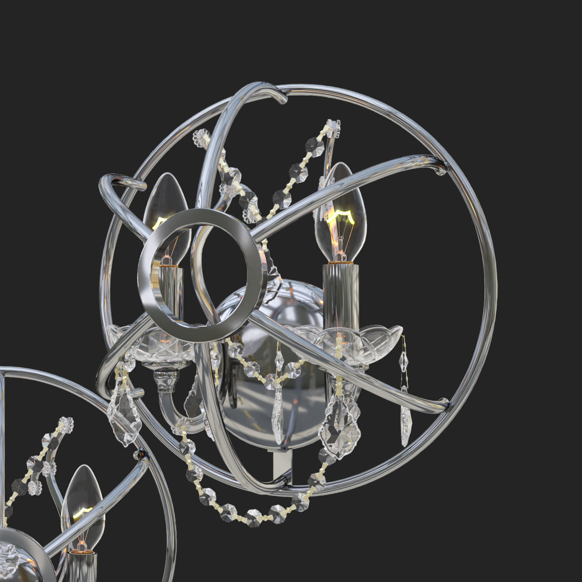 Monaco LOFT1896W Sconce 3D model_2