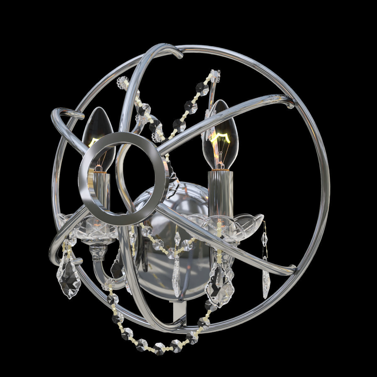 Monaco LOFT1896W Sconce 3D model_0