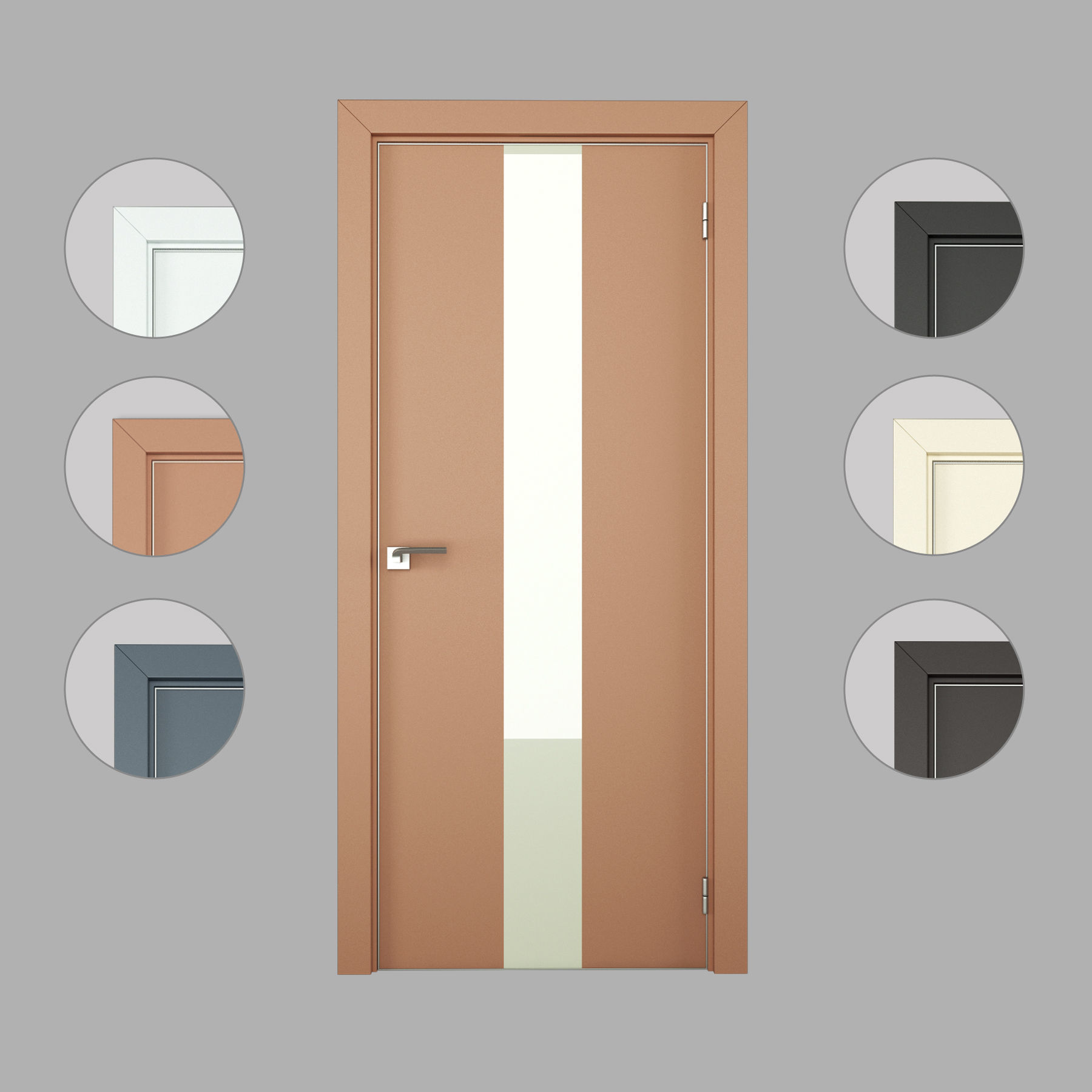 Doors - ProfilDoors Series 25E -NovaDoors- 3D model_0