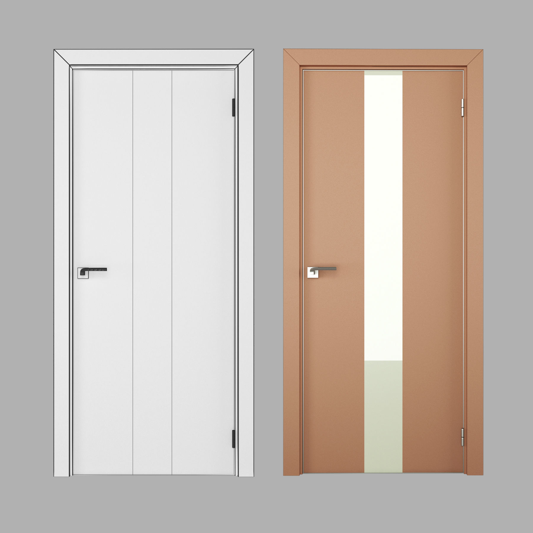 Doors - ProfilDoors Series 25E -NovaDoors- 3D model_1