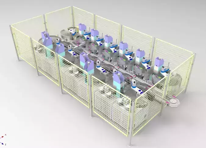 Relay automatic assembly line