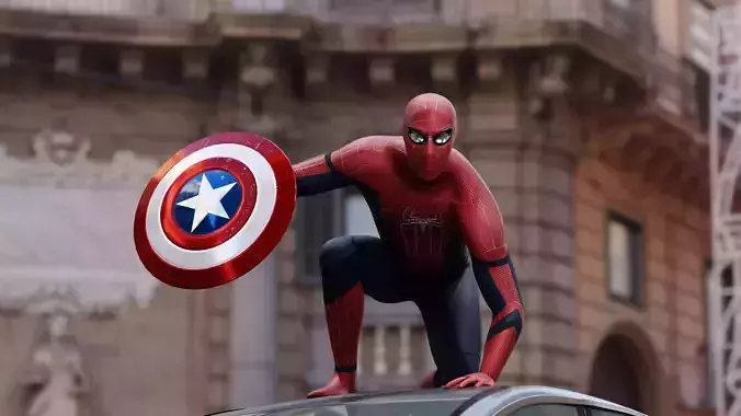 Spiderman spider man in avengers