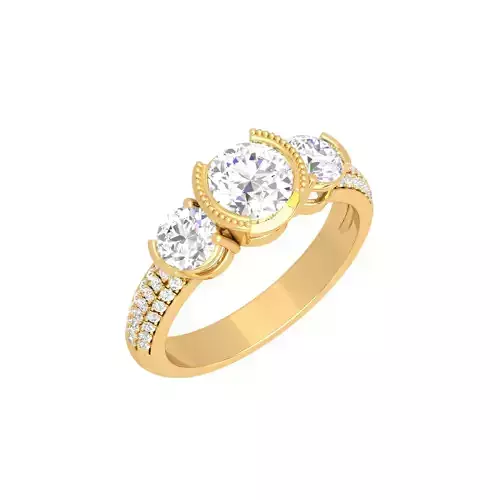 Jewelry Diamond Ring Print Model