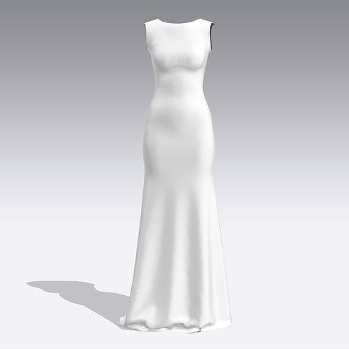 KORSET DRESS 3D model