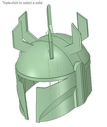 Free Mandalorian Helmet - Darth Maul Inspired Free 3D print model