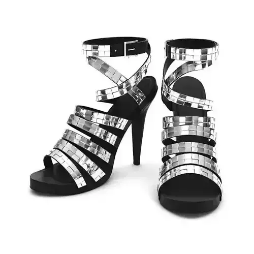 Modern High Heels 3D model