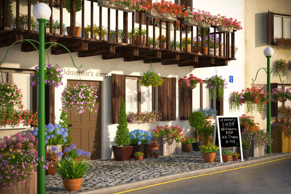 XfrogPlants HD Flowers 3 3D model