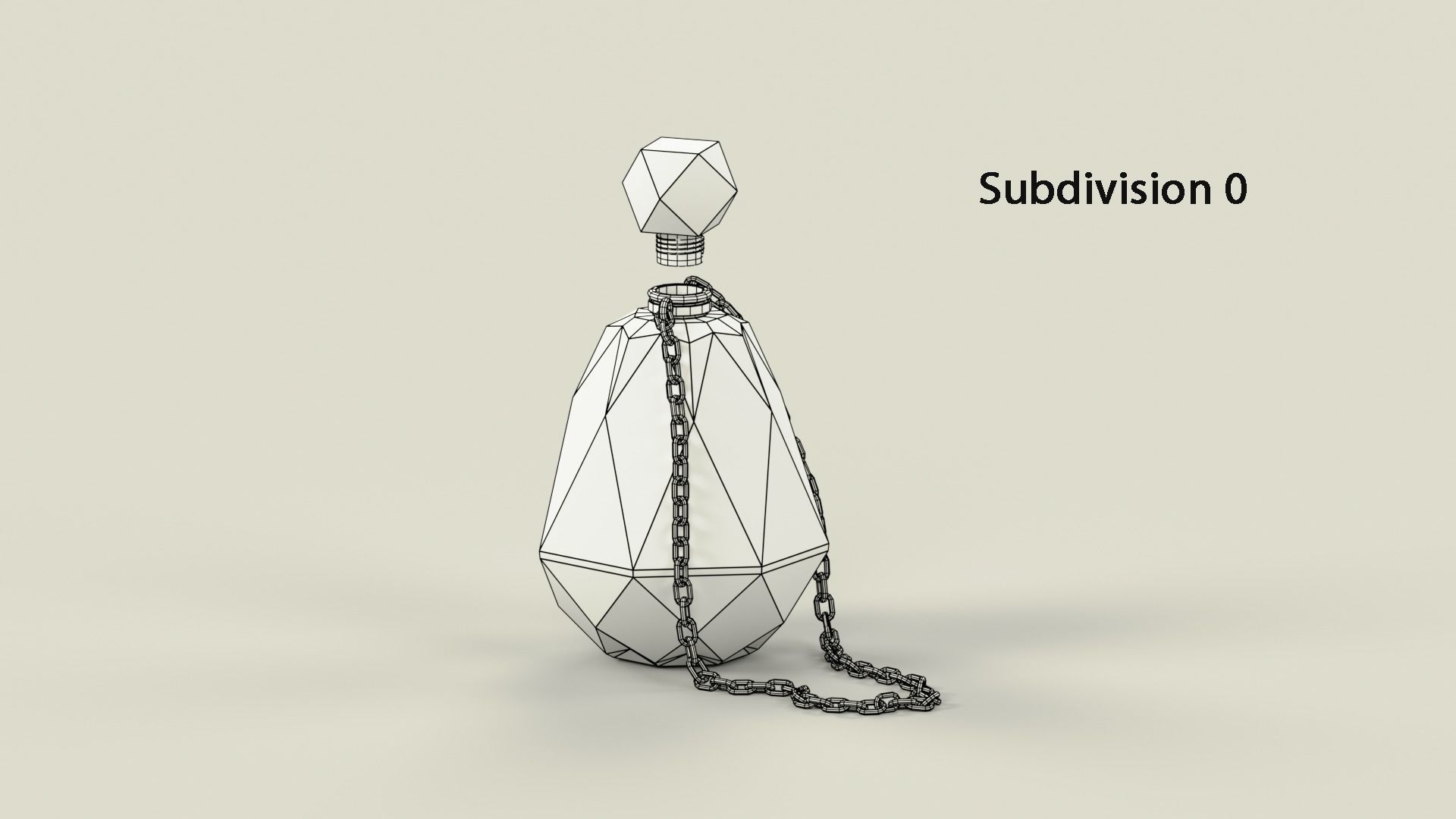 Crystal Magic Bottle 3D model_11