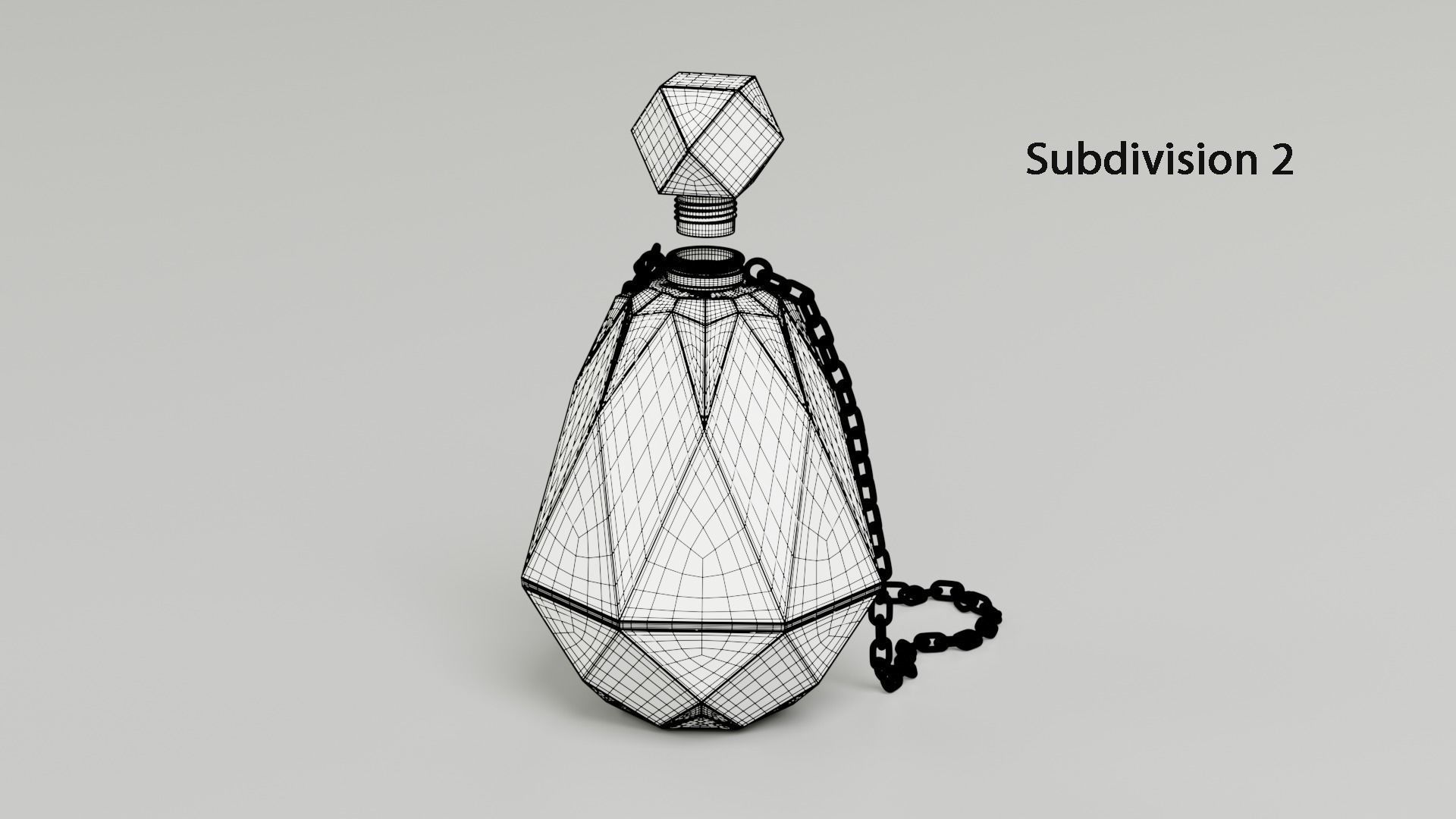 Crystal Magic Bottle 3D model_15