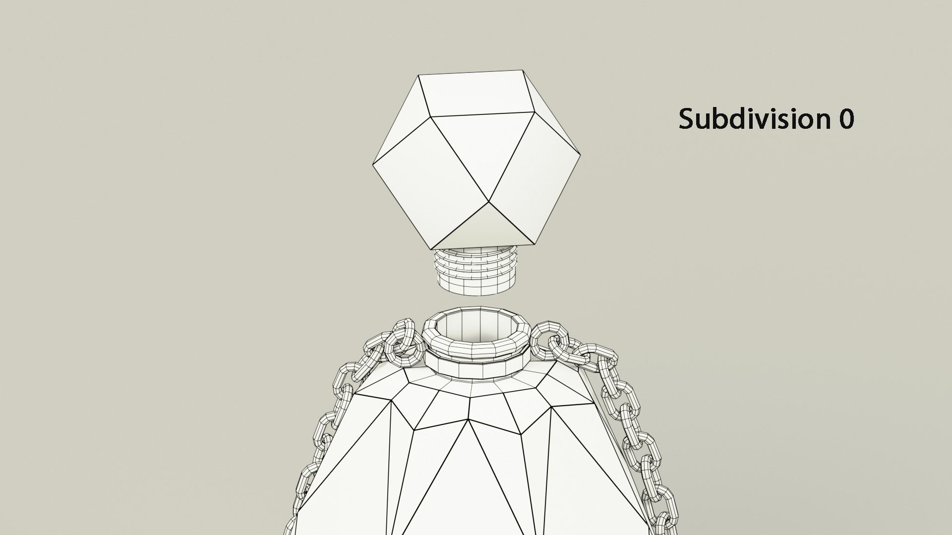 Crystal Magic Bottle 3D model_12