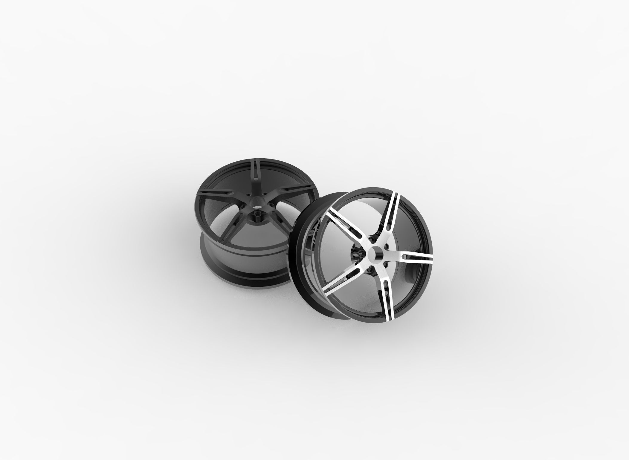 Custom rims 3D print model_5