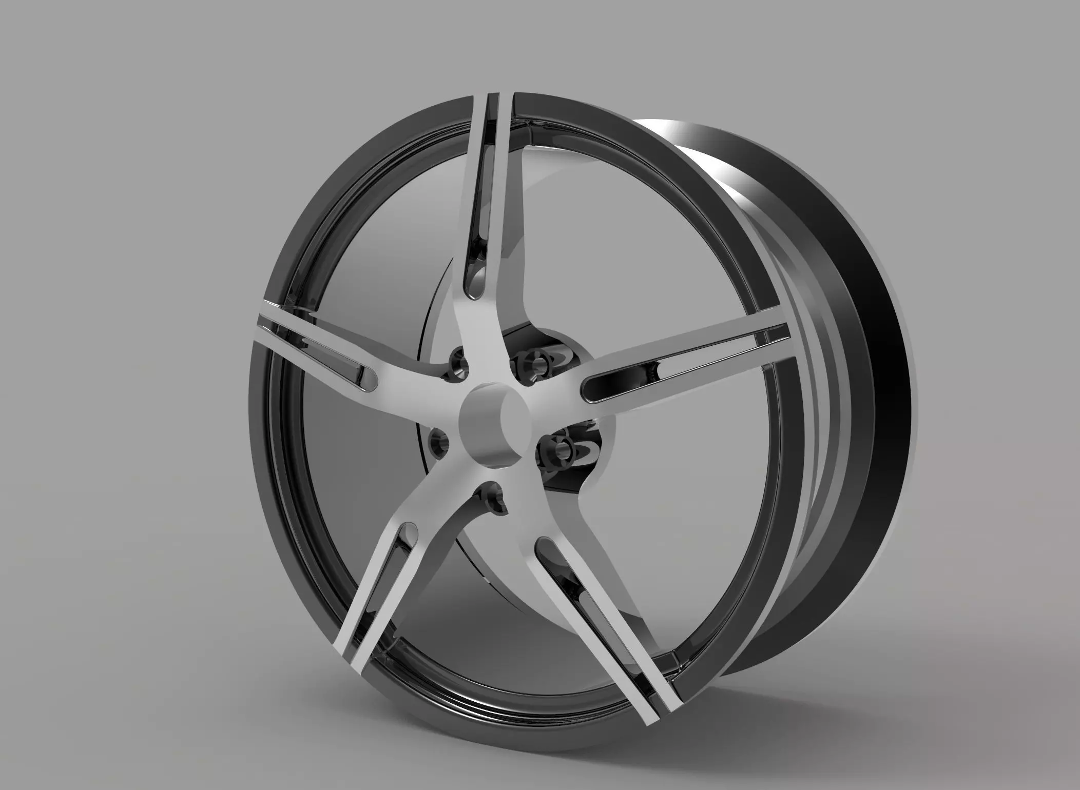 Custom rims 3D print model_0