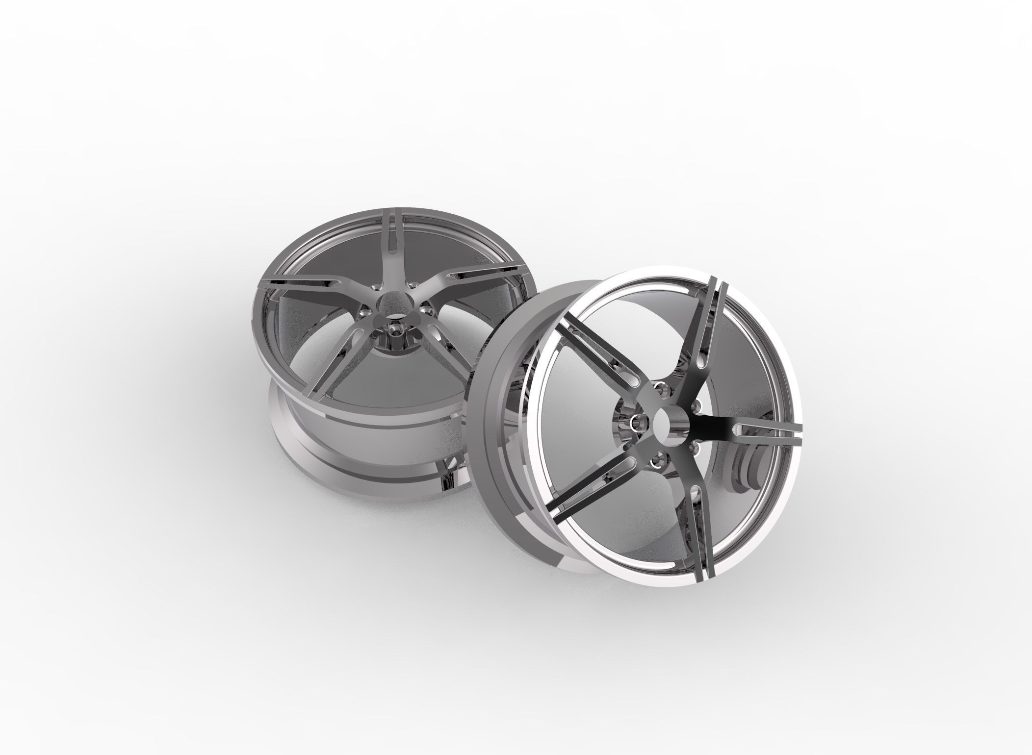 Custom rims 3D print model_8